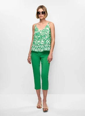 Camisole étagée et capri à enfiler