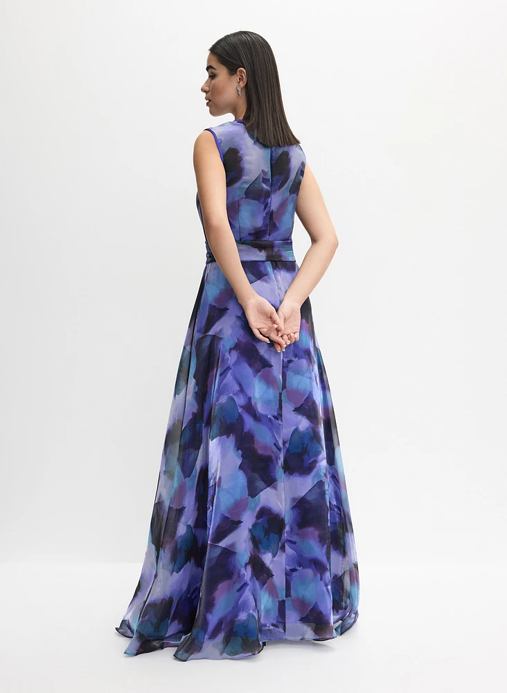 Floral Organza Gown