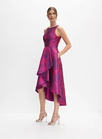 Jacquard Fit & Flare Dress