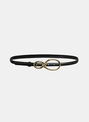 Loop Buckle Vegan Leather Belt