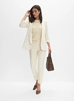 Textured Jacquard Knit Top