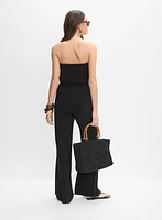 Strapless Jersey Jumpsuit