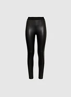 Kayla Vegan Leather Straight Leg Pants