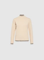 Funnel Neck Knit Sweater
