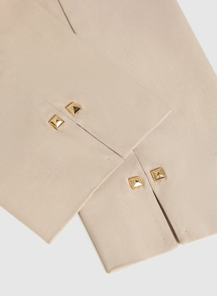 Pantalon à jambe étroite enfiler