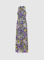 Sequin Embellished Floral Dress