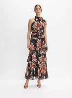 Tiered Floral Dress