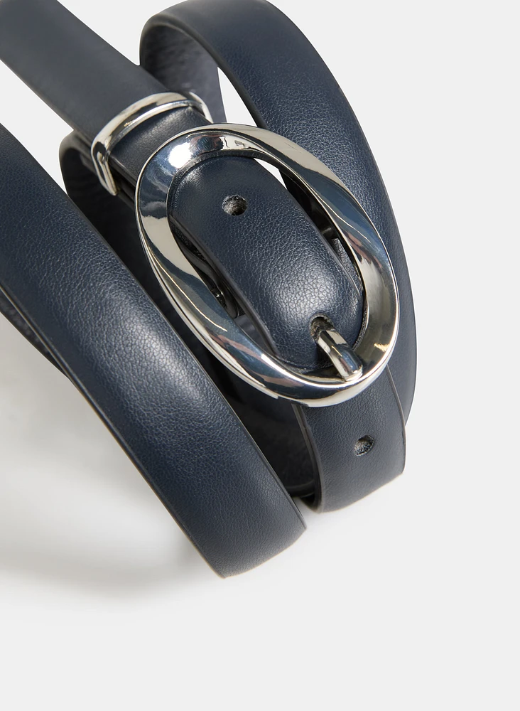 Ceinture en cuir végane