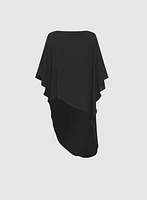 Chiffon Asymmetric Tunic Top