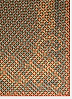 Foulard carré à imprimé géométrique