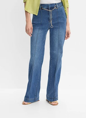 Chain Belt Jeans