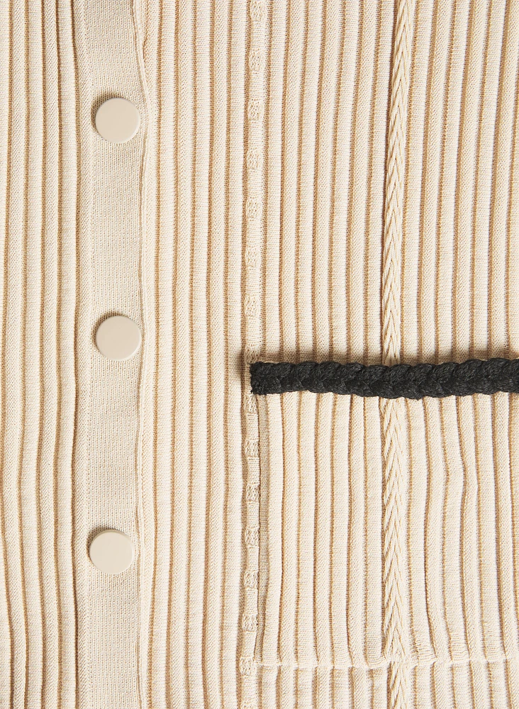 Rib Knit Cardigan