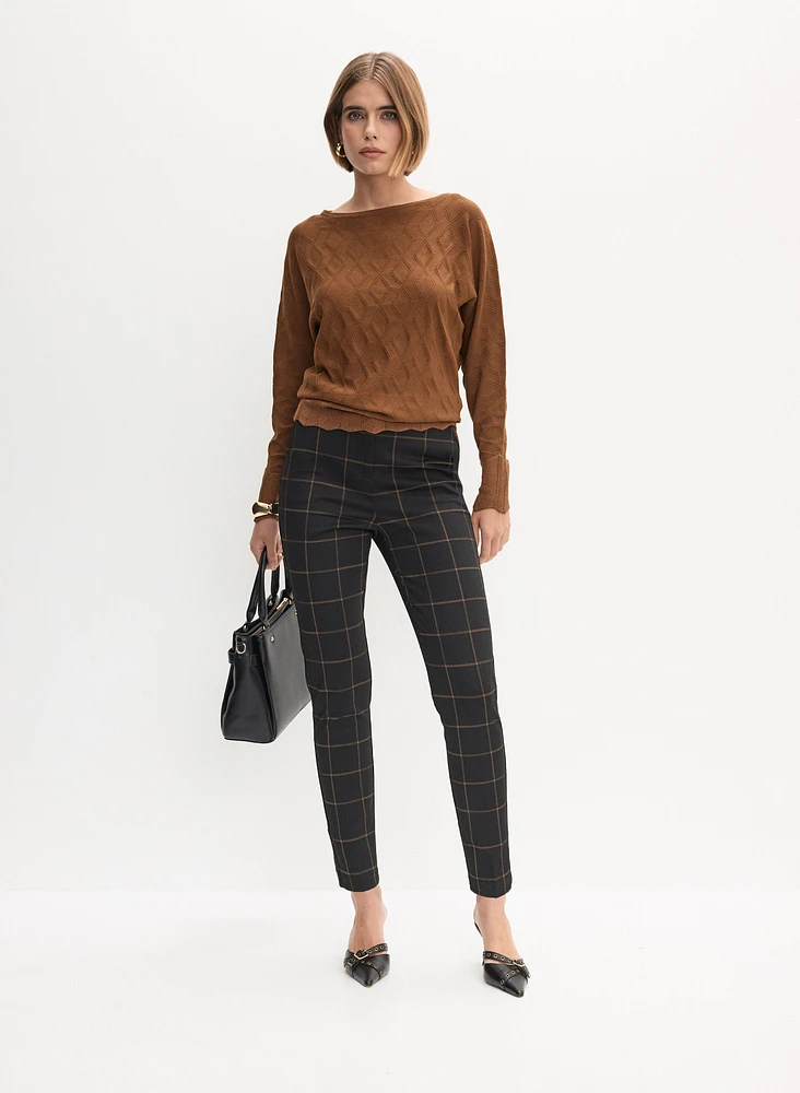 Pantalon Juliette à carreaux