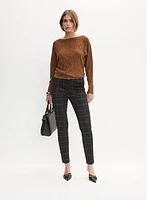 Pantalon Juliette à carreaux