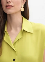 Button Placket Blouse