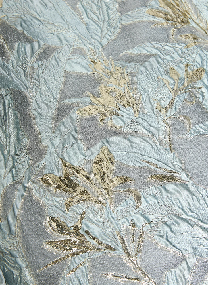Floral Jacquard Dress