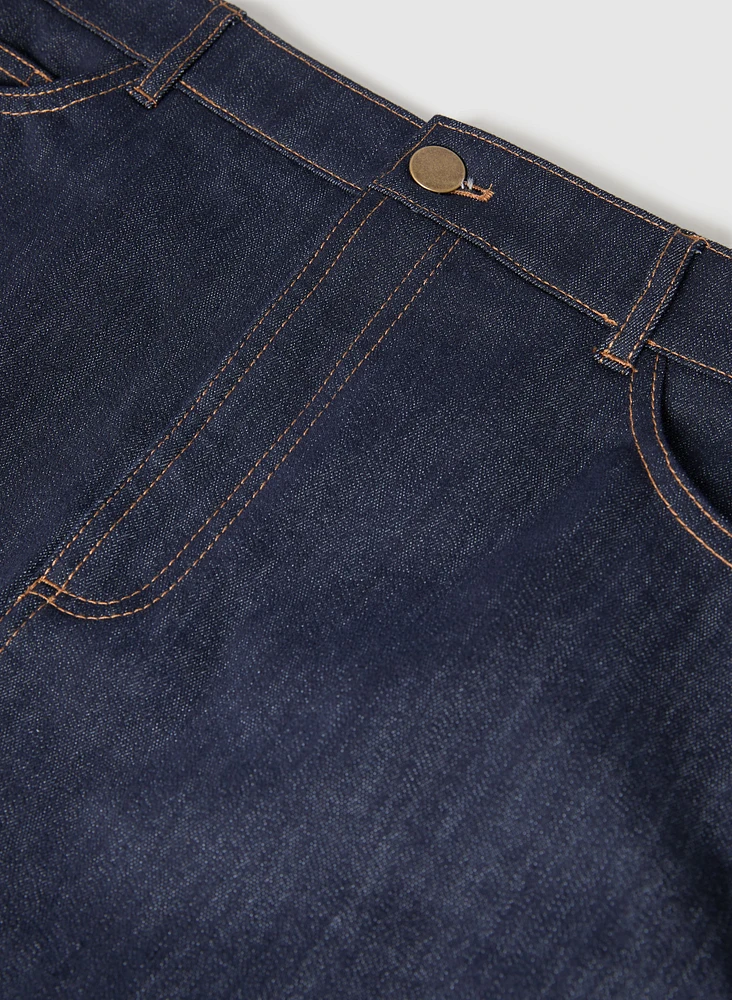 Jupe crayon en jean