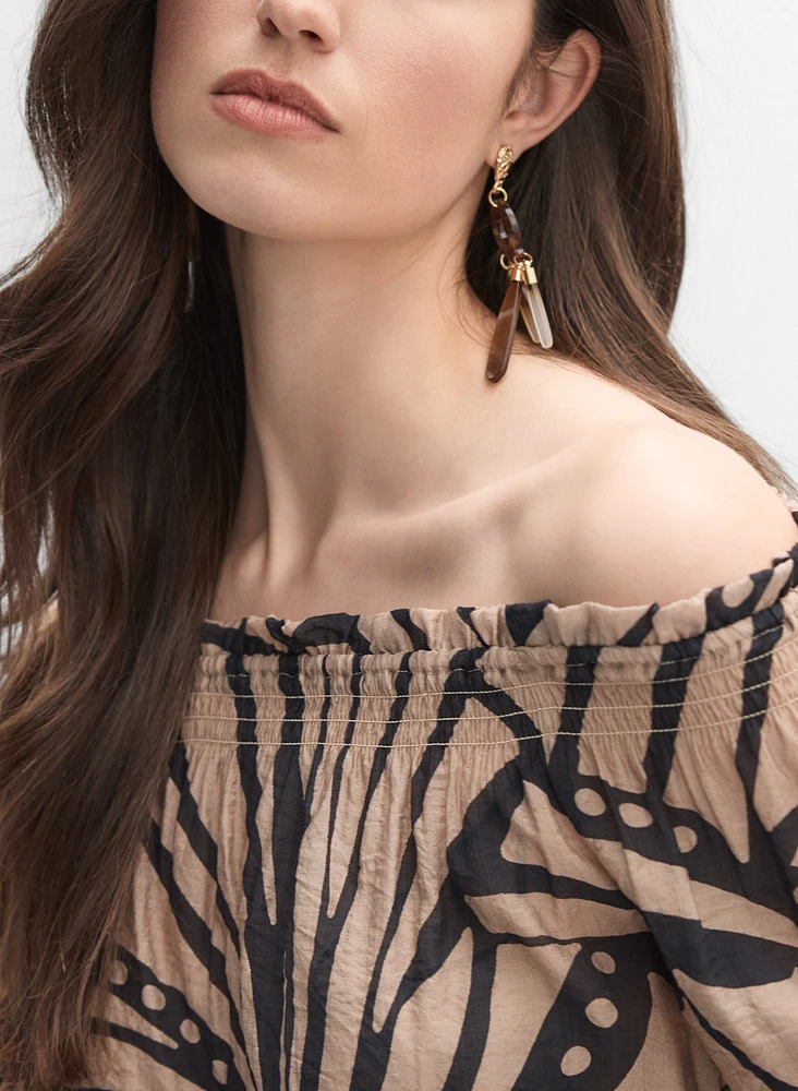 Off-The-Shoulder Blouse