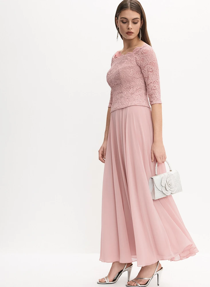 Lace & Chiffon Dress