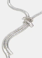 Baguette Y Necklace