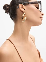 Curved Stud Earrings