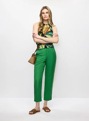 Haut palmiers et pantalon capri 