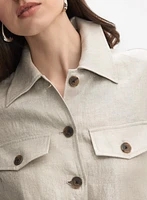 Joseph Ribkoff - Linen Short Sleeve Jacket