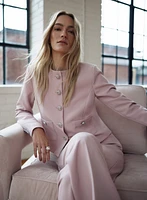 Short Collarless Jacket