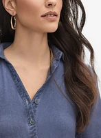 Garment-Washed Dress