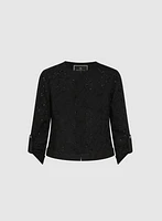 Lace Crew Neck Jacket