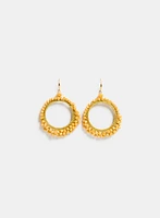Circle Beaded Earrings