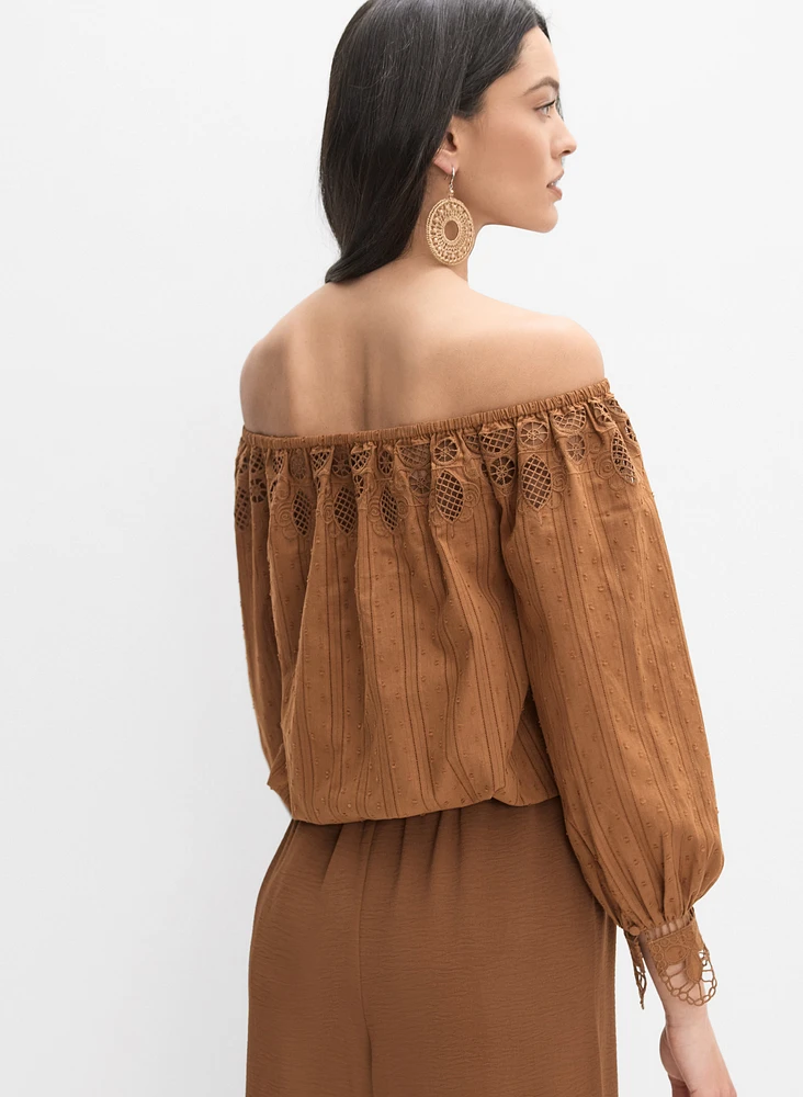 Off-The-Shoulder Blouse