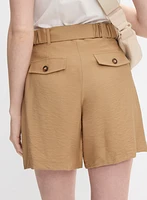 Jupe-short à ceinture
