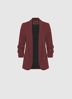 Blazer ouvert à manches 3/4