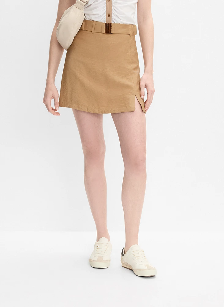 Jupe-short à ceinture