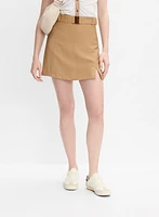 Jupe-short à ceinture