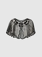 Sheer Sequin Cape