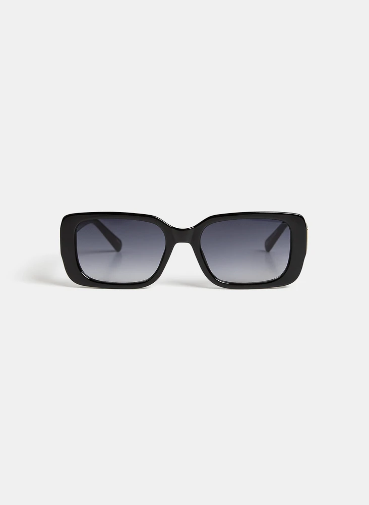Lunettes de soleil rectangulaires