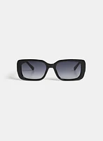 Lunettes de soleil rectangulaires