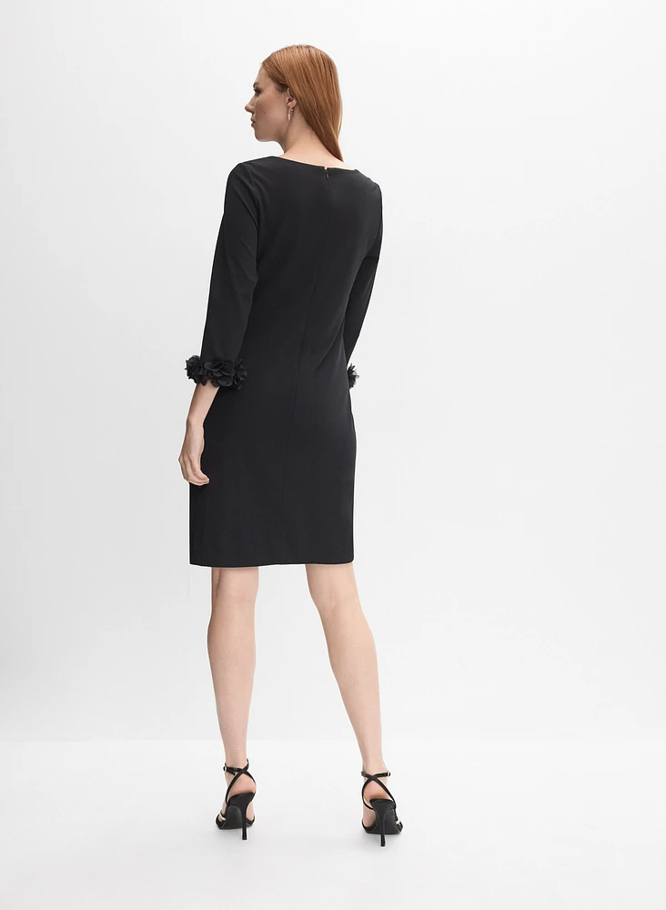 Robe à détails floraux