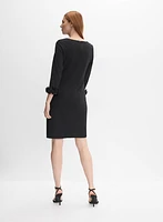 Robe à détails floraux