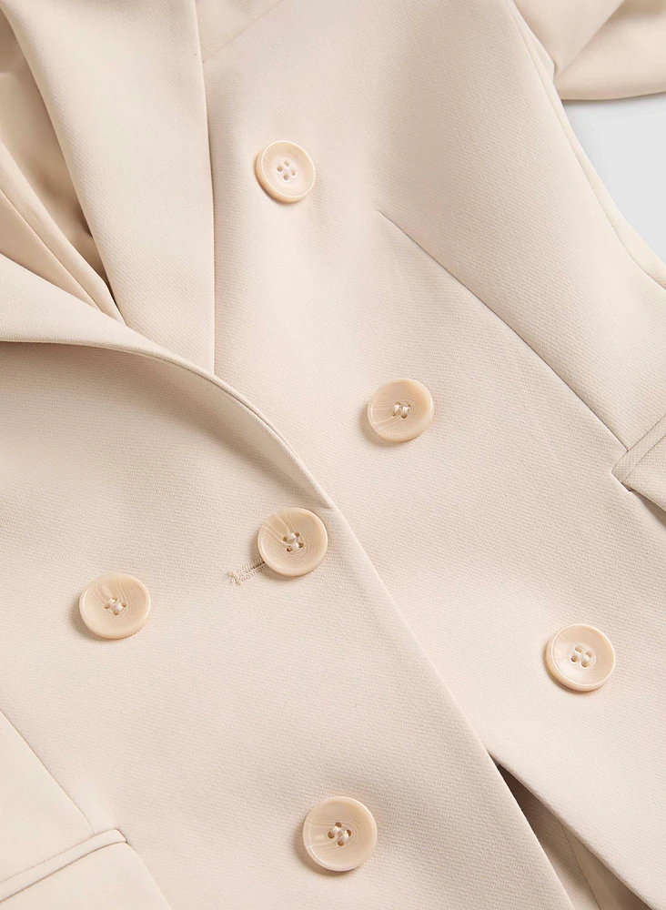 Button Detail Blazer