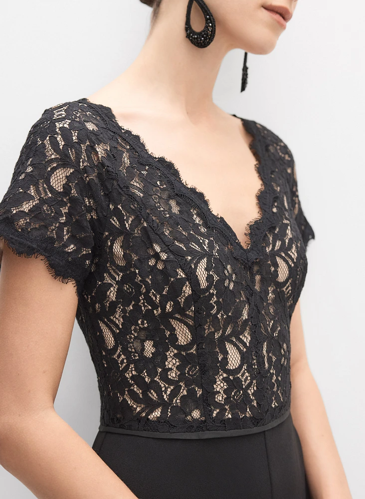 Lace Detail Jumpsuit