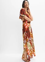 Robe à motif patchwork