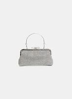 Trapeze-Shaped Crystal Clutch