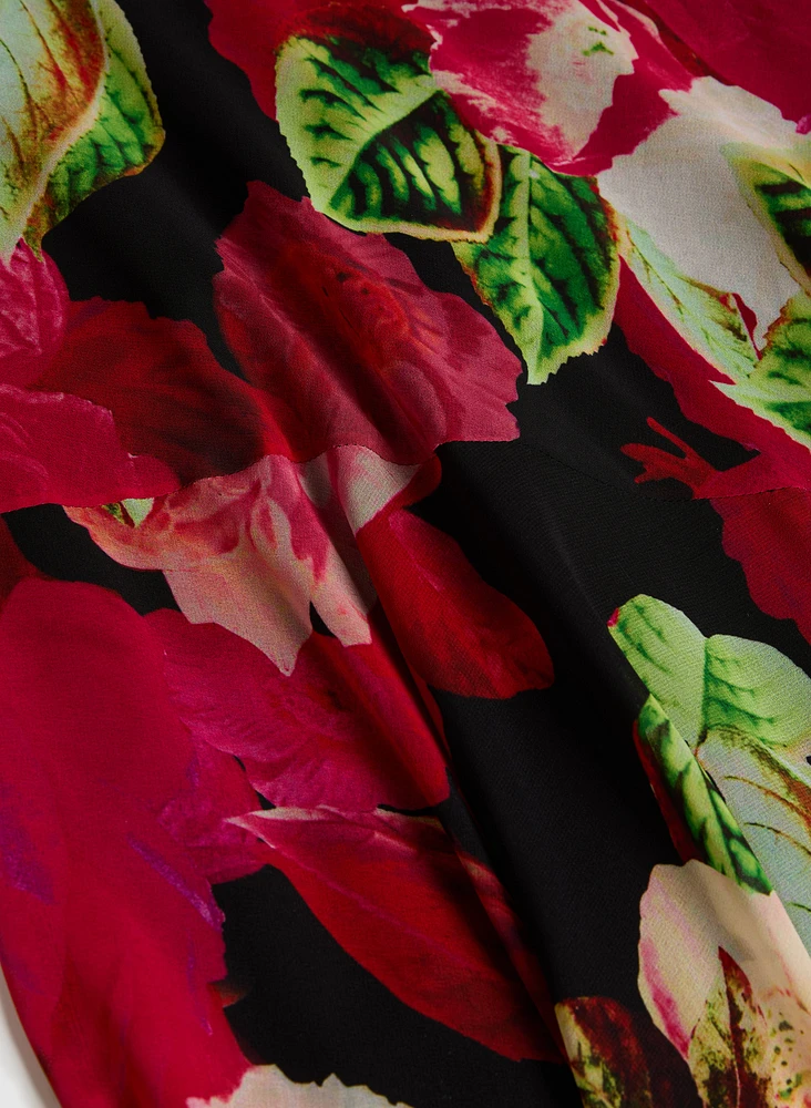 Floral Chiffon Dress