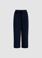 Pantalon ceinturé à enfiler