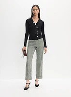 Pull à boutons asymétriques et pantalon Giselle