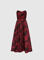 Robe bustier florale