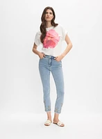 Floral Front T-Shirt
